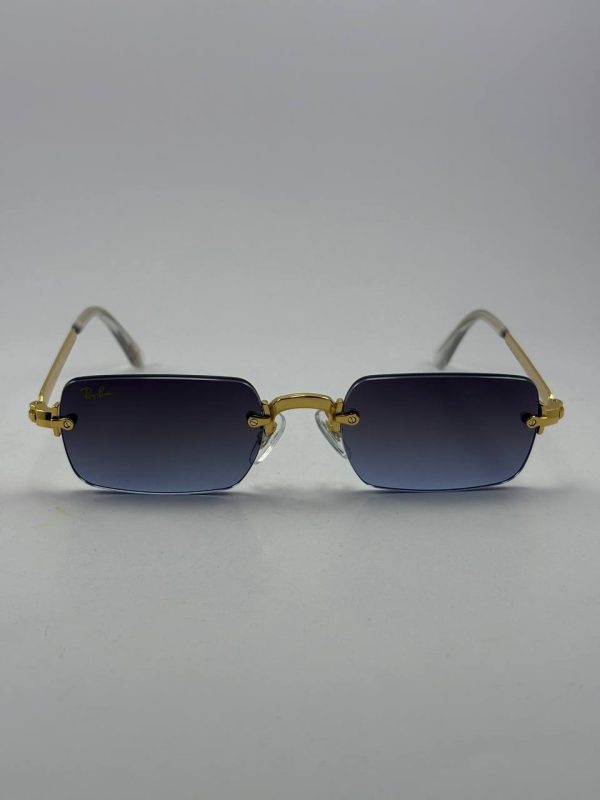 عینک ریبن rayban rb-3928 طلایی آبی - Image 4
