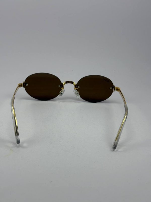عینک ریبن rayban rb-3929 طلایی قهوه ای - Image 4