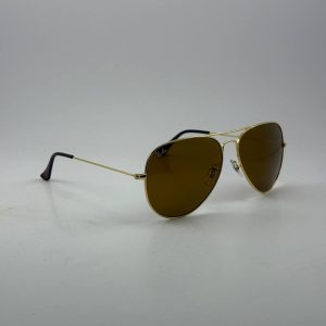 عینک ریبن rb-3026 aviator طلایی قهوه ای
