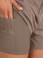 شلوارک ورزشی زنانه حرفه ای اسپایدر نسکافه ای - Image 2