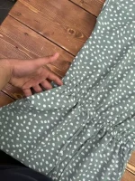 پیراهن طرح نقطه ای جیب دار انلی - Image 4