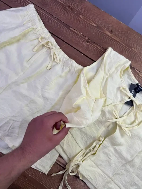 ست شومیز بندی و شلوارک - Image 2