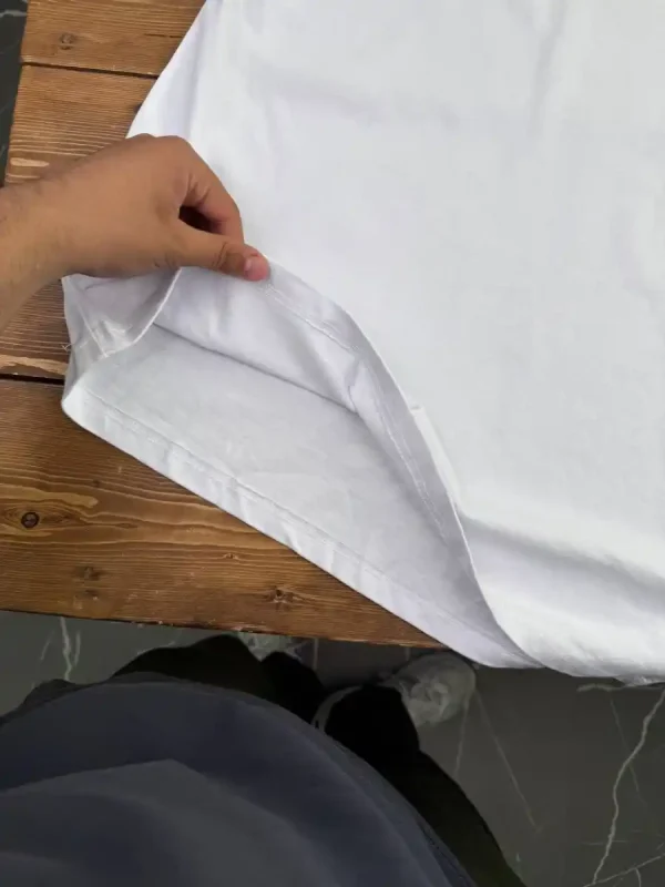 تیشرت باکسی سفید برشکا - Image 4