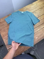 تیشرت سبز آبی لوگو s.o