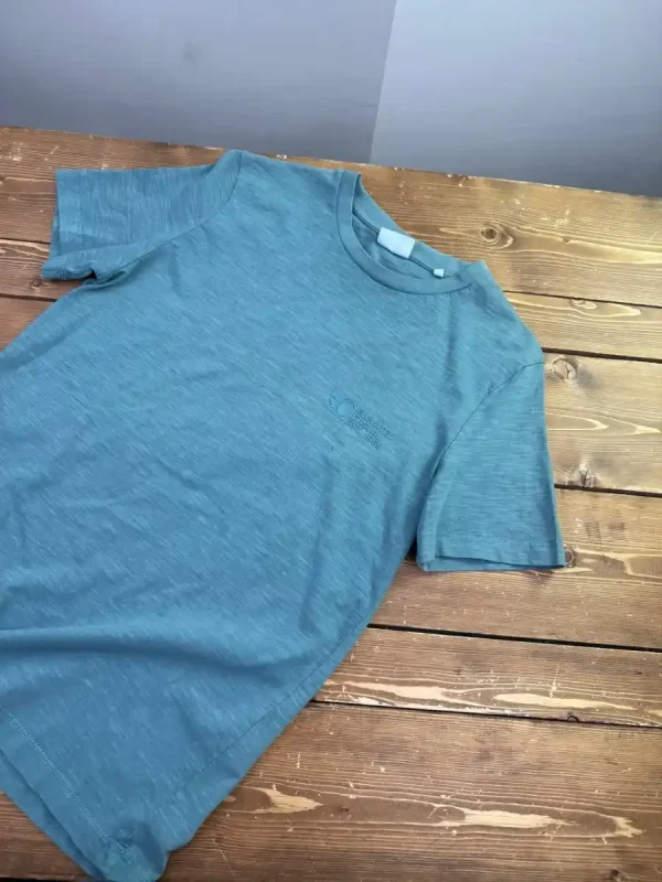تیشرت سبز آبی لوگو s.o - Image 2