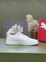 کتونی پو.ما مدل Puma Shuffle سفید پشت صورتی - Image 2