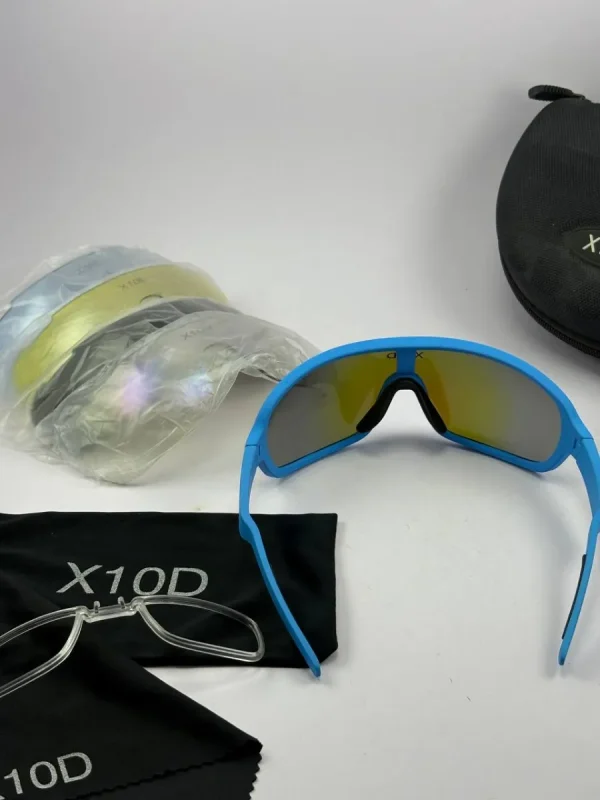 عینک x10-d  آبی - Image 3