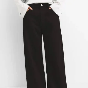 شلوار مشکی مدل بگی PULL&BEAR