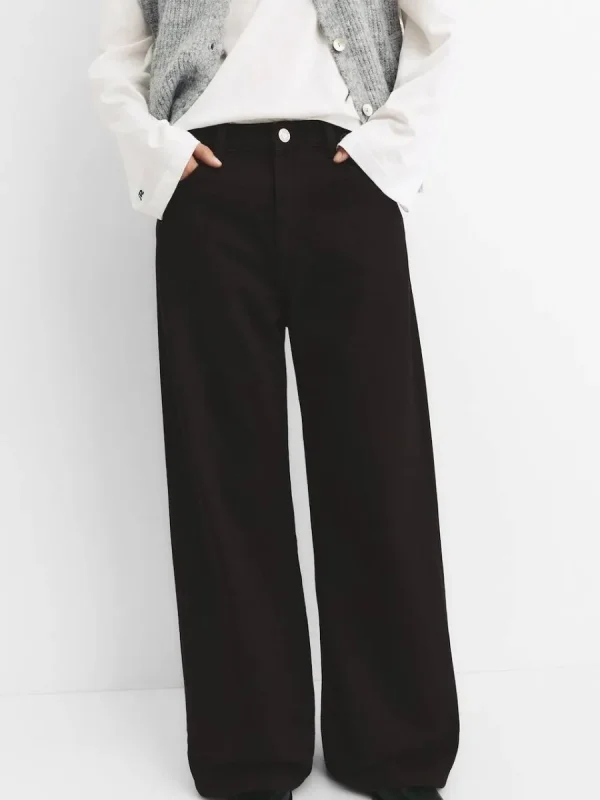 شلوار مشکی مدل بگی PULL&BEAR - Image 2