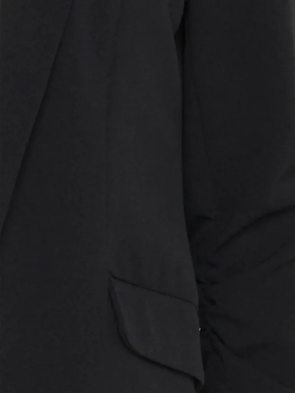 کت مشکی آستین چین دار انلی - Image 4