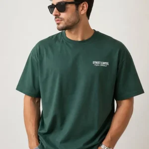 تیشرت سبز سلطنتی STREET CARTEL