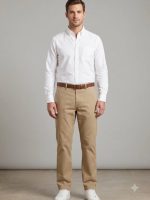 شلوار اسپرت مردانه GAP کرم مدل مام