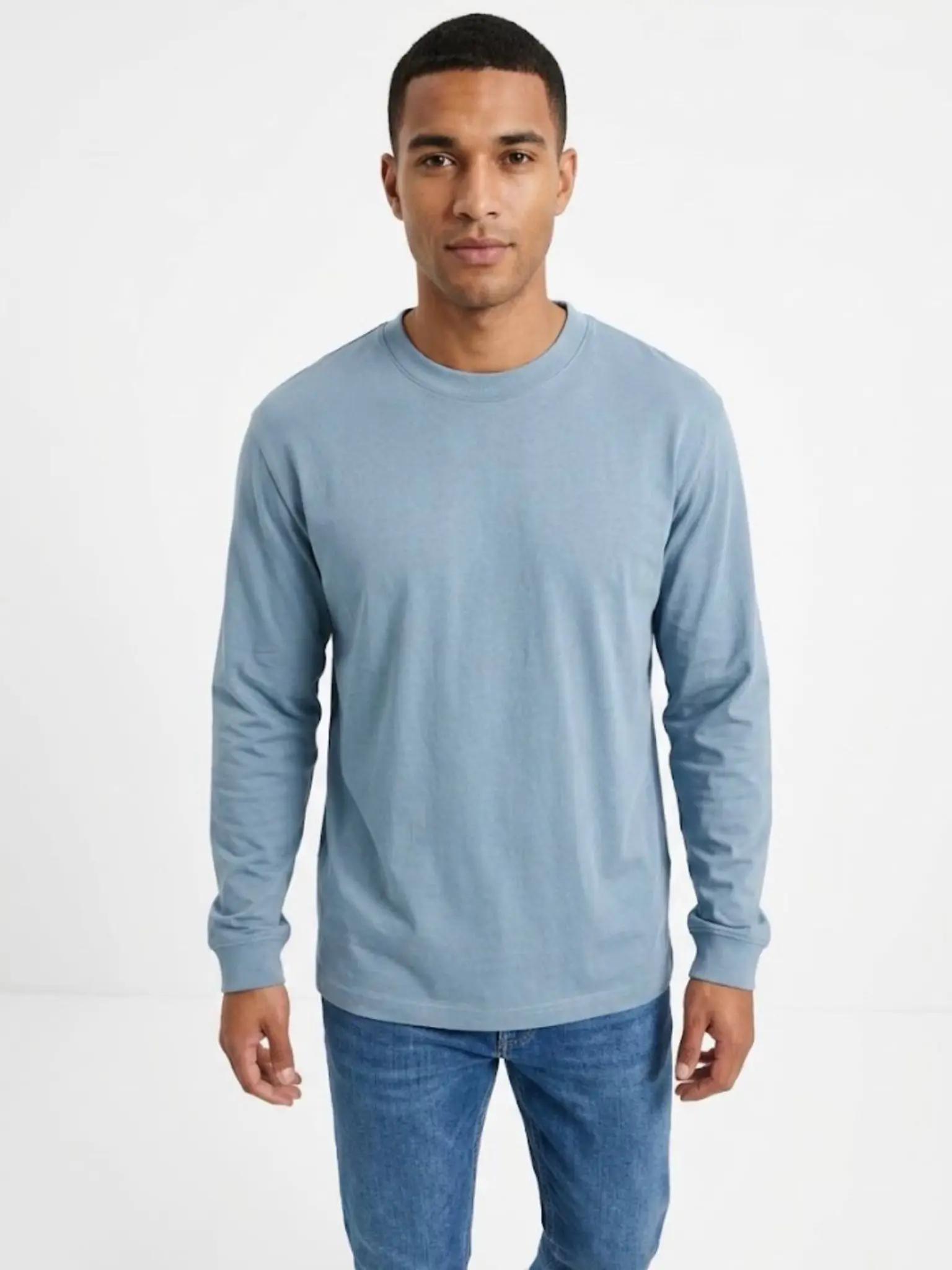 Basic long sleeve blouse بلوز آستین بلند بیسیک - تصویر 1