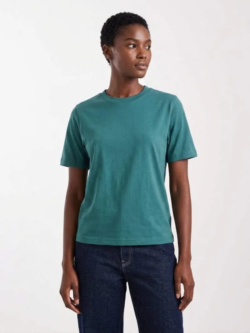 Bassic Cotton Green T-shirt تیشرت سبز بیسیک کاتن آن - تصویر 1