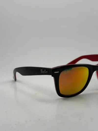 ریبن ریفرر مشکی قرمز rayban rb-2140 - Image 2
