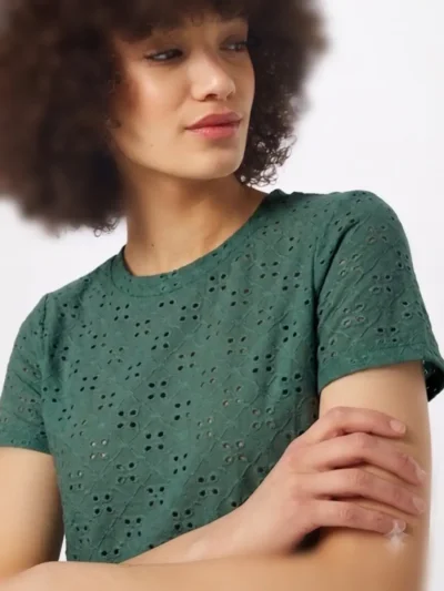 تیشرت سبز پررنگ خامه دوزی جی دی وای - Image 3