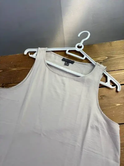 تاپ زنانه کرم روشن بیسیک یقه گرد Primark - تصویر 2