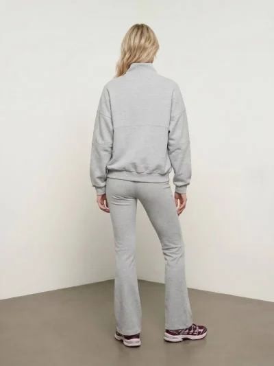 نیم‌زیپ طوسی آیس‌گری داخل کرکی سینسای - تصویر 2