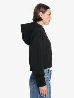 سویشرت کراپ زنانه مشکیL/7 - Image 2