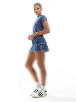 تیشرت آبی نفتی مینیمال کاتن آن - Image 3