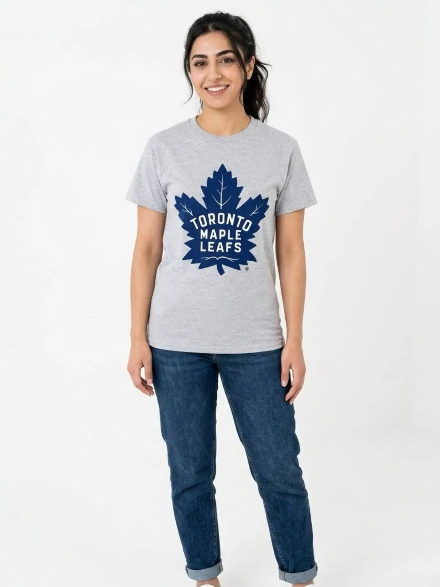 Toronto NHL Women's Gray T-Shirt تیشرت زنانه طوسی تورنتو NHL - Image 1