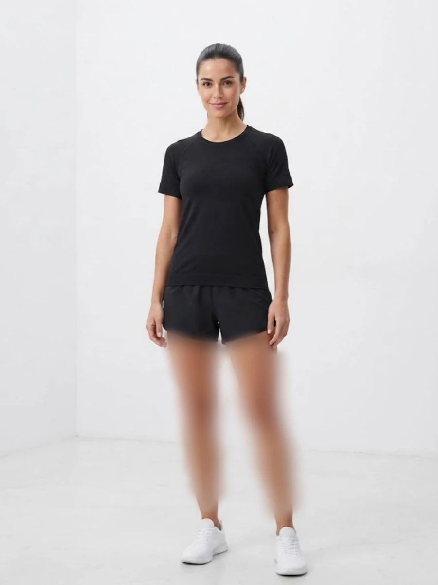 Women's black T-shirt تیشرت مشکی زنانه - Image 1