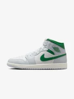 کتونی نایک مدل nike air jordan 1 mid white .green - Image 4