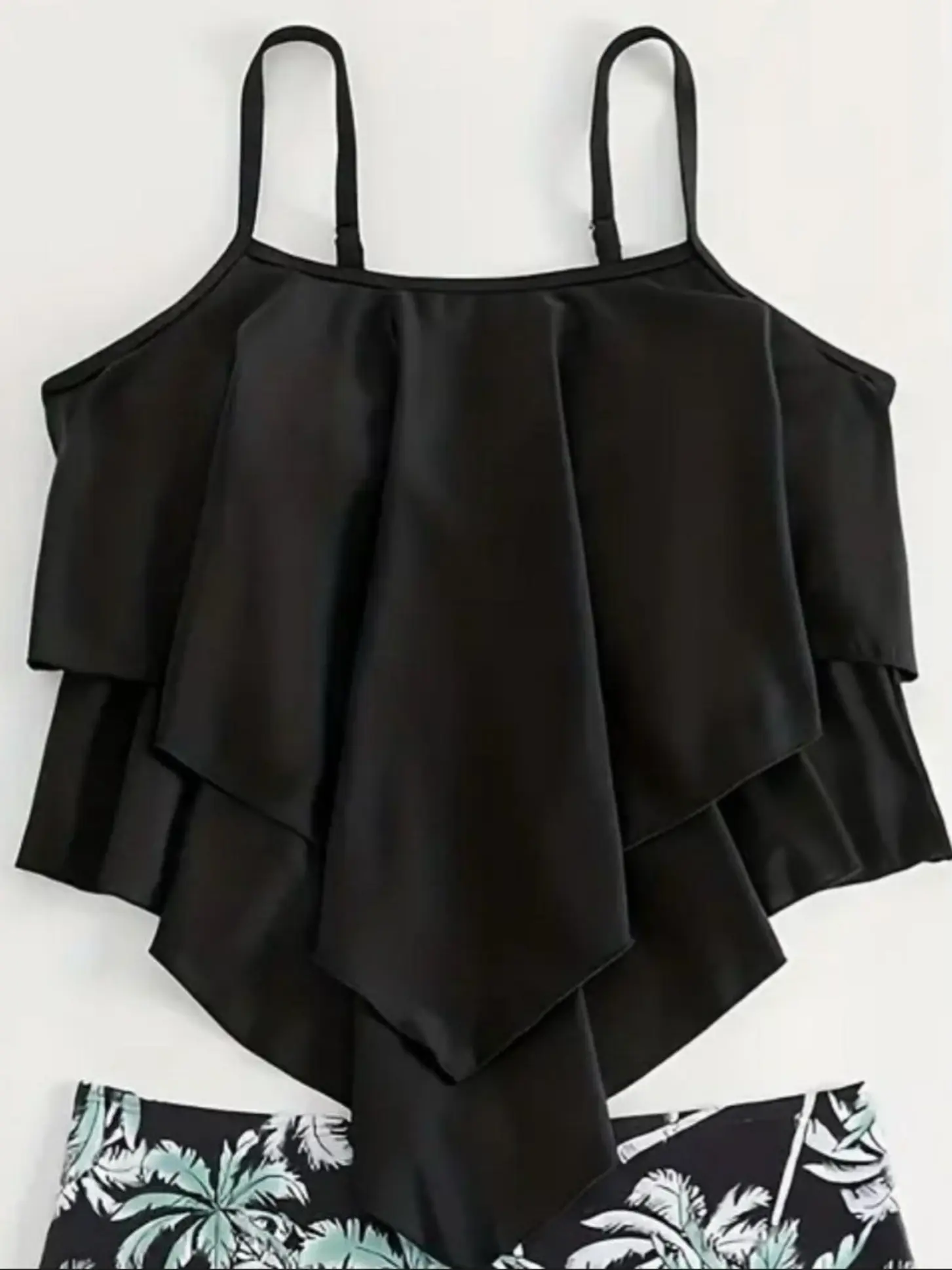 Black women's swimsuit top مایو بالاتنه زنانه مشکی