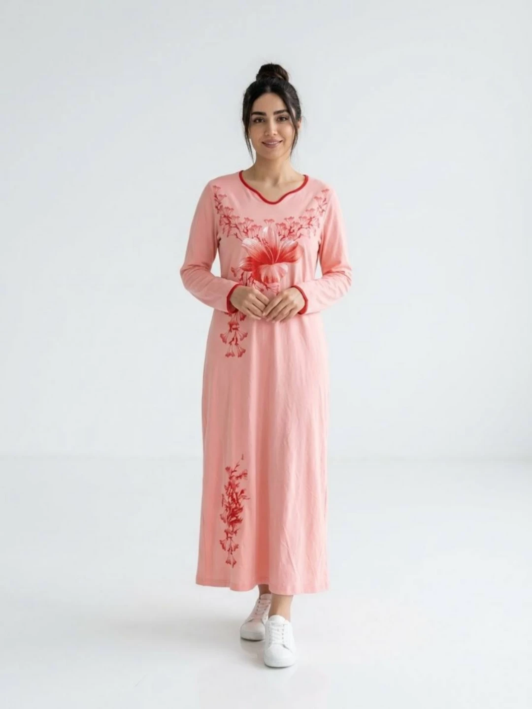 پیراهن ماکسی نخی
