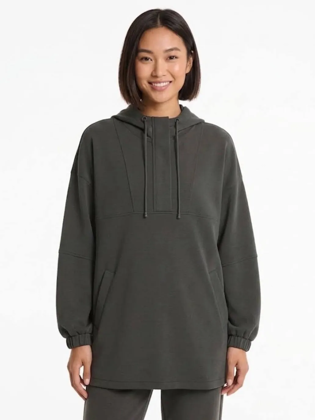 Gray Minimal Oisho Hoodie هودی اویشو مینیمال خاکستری