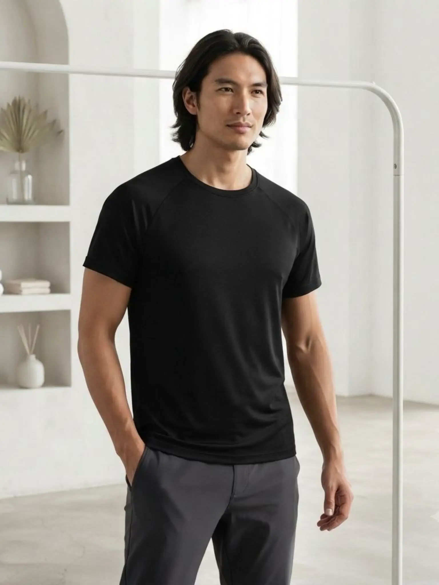 Men's Minimalist Raglan T-Shirt تیشرت مردانه رگلان مینیمال