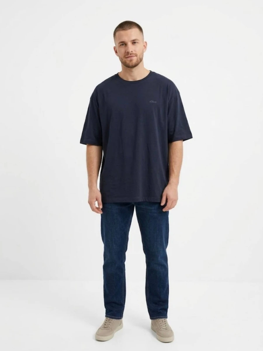 Men's Navy Blue s.Oliver T-shirt تیشرت مردانه اس اولیور سرمه ای