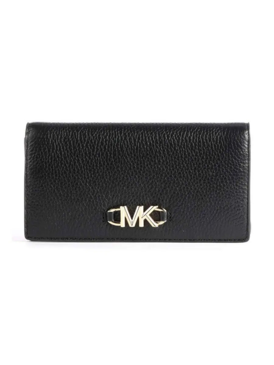 Michael Kors Black Leather Wallet کیفپول چرم مشکی مایکل کورس