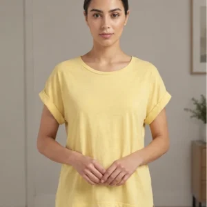 تیشرت زنانه آستین پاکتی ONLY