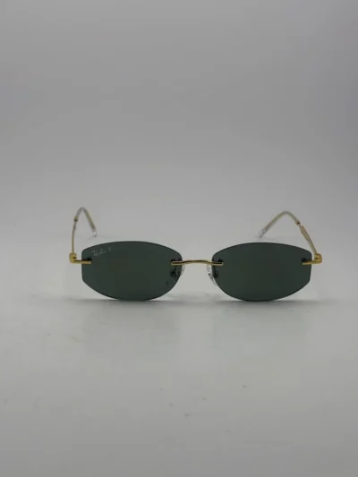عینک آفتابی rayban rb-3792 p طلایی سبز - تصویر 2