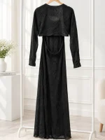 پیراهن بلند مشکی زنانه asos - تصویر 2
