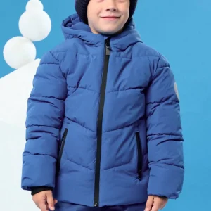 کاپشن حرفه ای بچگانه آبی