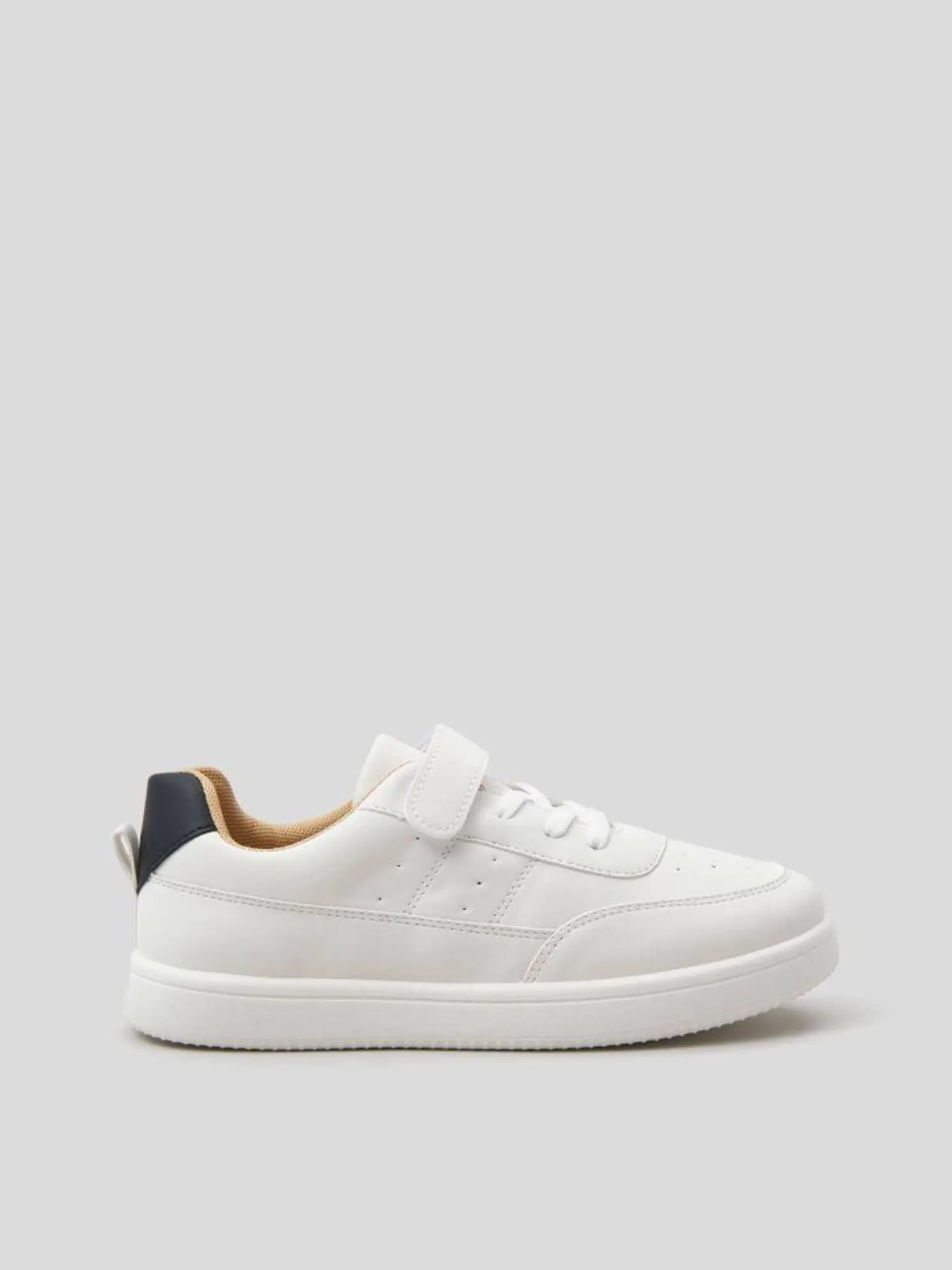 Reflective Cream Casual Sneakers کفش اسپرت روزمره رفلکتیو کرم - تصویر 1