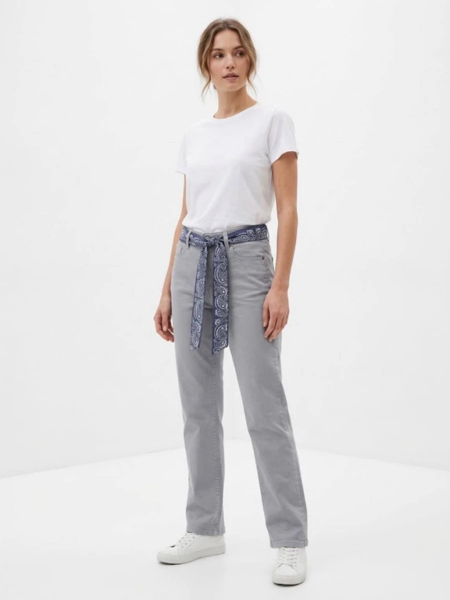Santana straight-leg cotton trousers شلوار کتان راسته سانتانا