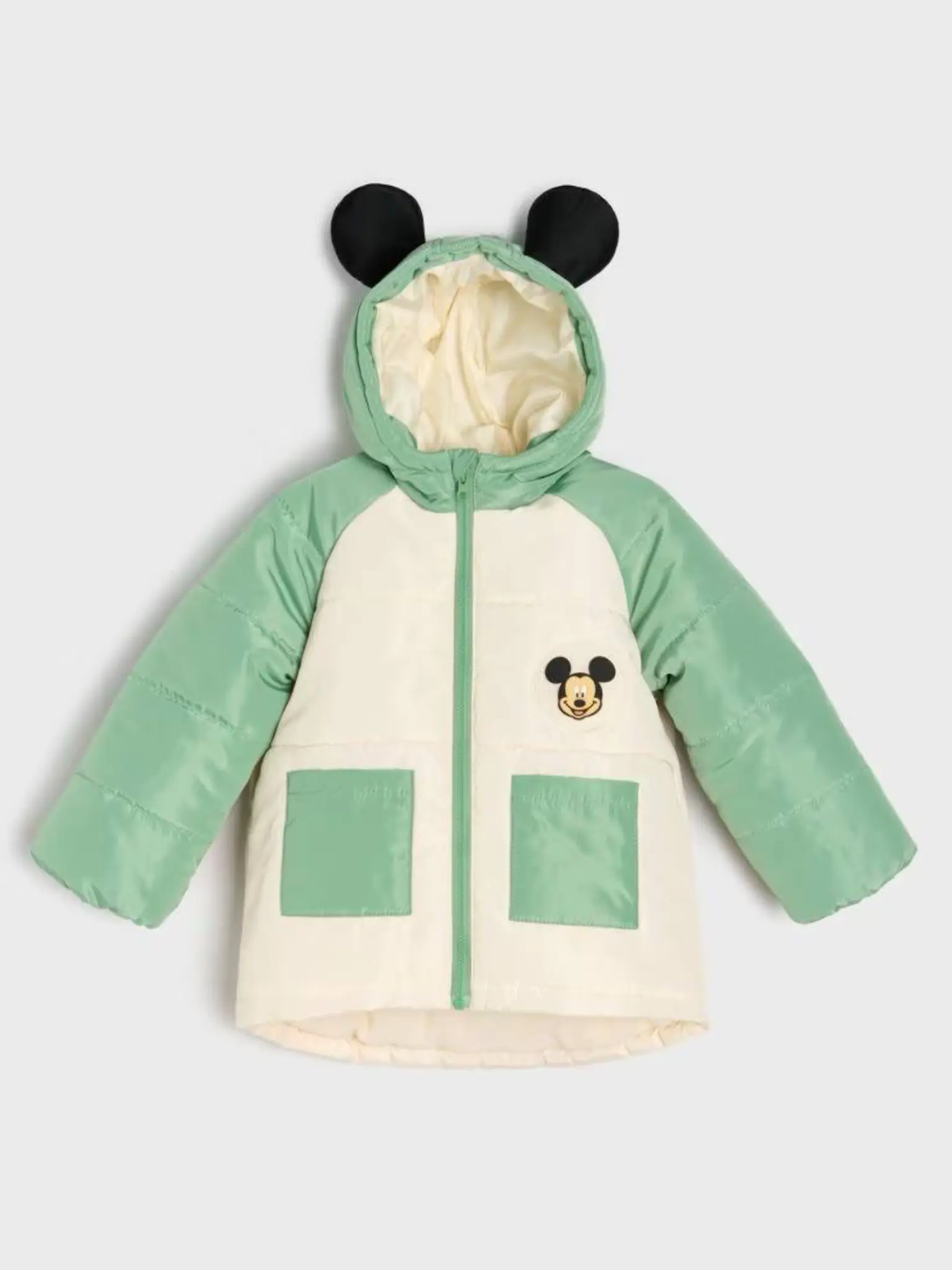 Stylish, unique children's jacket with a Mickey Mouse design. کاپشن بچگانه شیک طرح میکی - تصویر 1