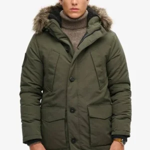 کاپشن کلاه‌دار مردانه سوپردرای (Superdry) مدل اورست (Everest)