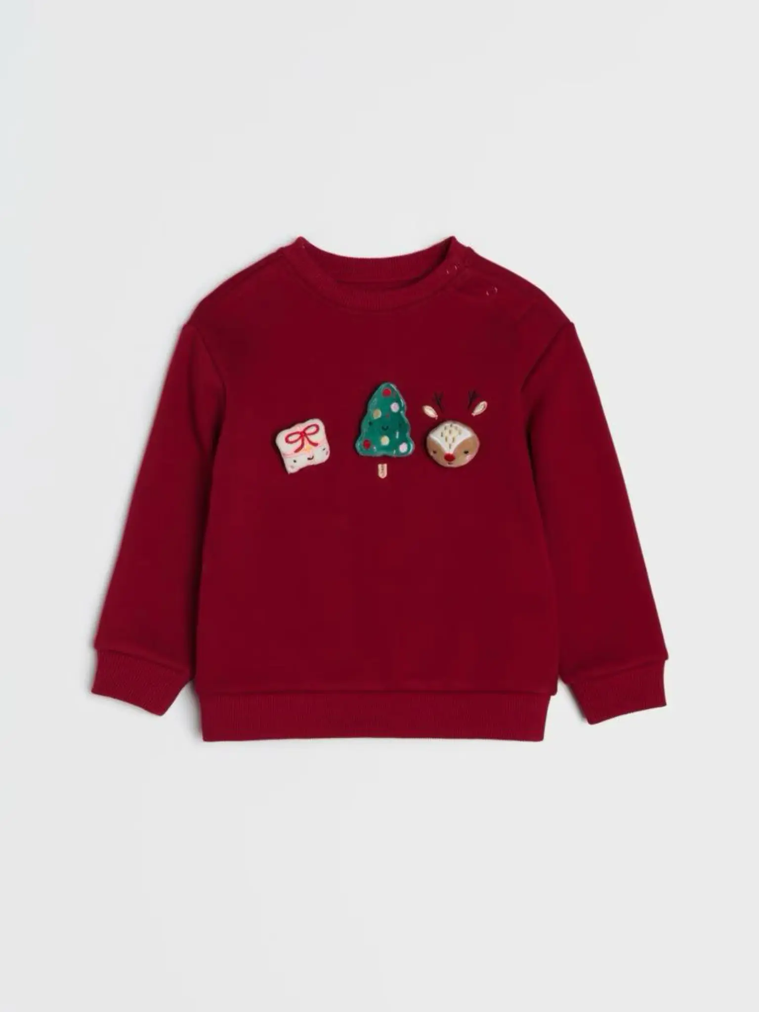 Unique, minimalist maroon sweatshirt for kids دورس بچگانه زرشکی خاص مینیمال