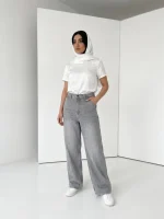 شلوار جین واید لگ