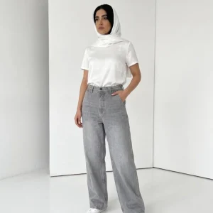 شلوار جین واید لگ