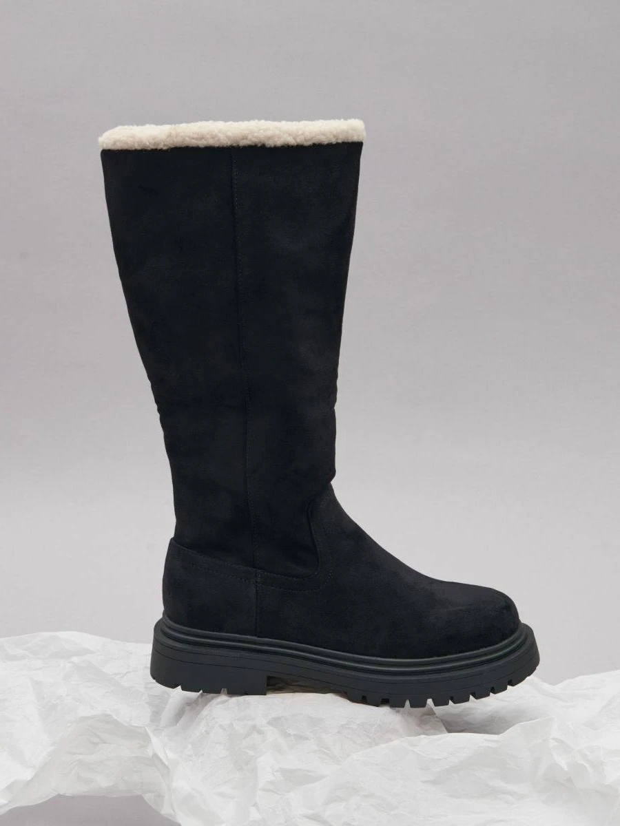 Women's casual-heel boots بوت زنانه کژوال پاشنهپهن