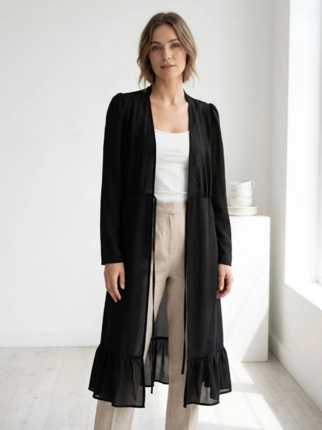 Women's sheer chiffon tunic پیراهن رویه زنانه حریر
