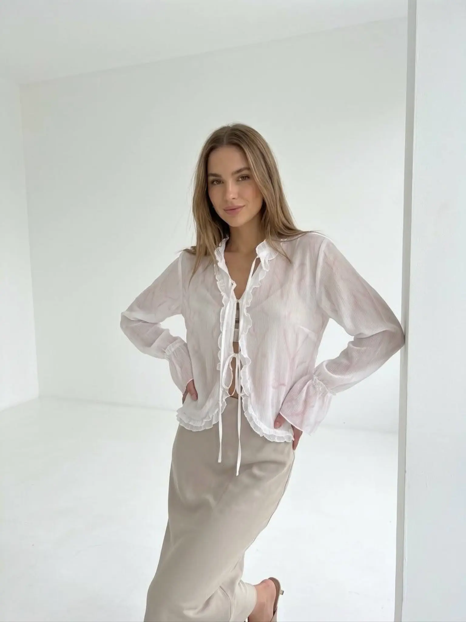 Zara pink silk paperback شومیز رویه حریر صورتی زارا