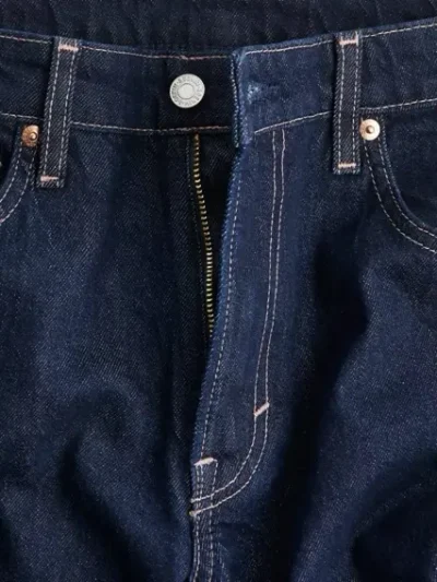 شلوار جین واید لگ آبی سنگشور لایت - تصویر 4