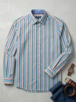 پیراهن راه راه مولتی کالر - تصویر 2
