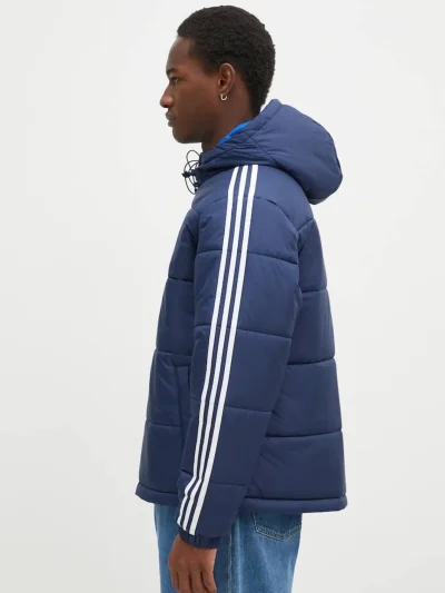 کاپشن دو رو مردانه کلاه دار | Adidas - تصویر 4
